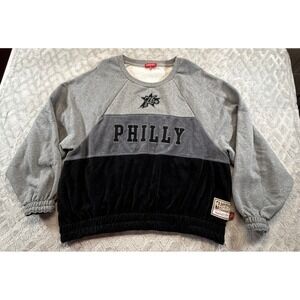 Mitchell & Ness Hardwood Classics Philadelphia 76ers Sweatshirt Women's Sz XL